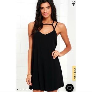 RVCA Zavey Black Shift Dress